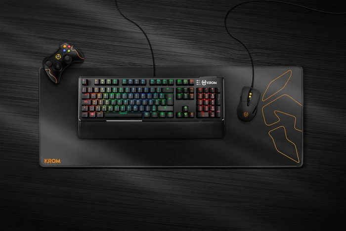 Krom Knout XL Gaming Mousepad, schwarz