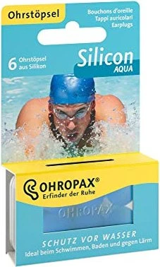 Ohropax Silicon Aqua Ohrstöpsel, 6 Stück