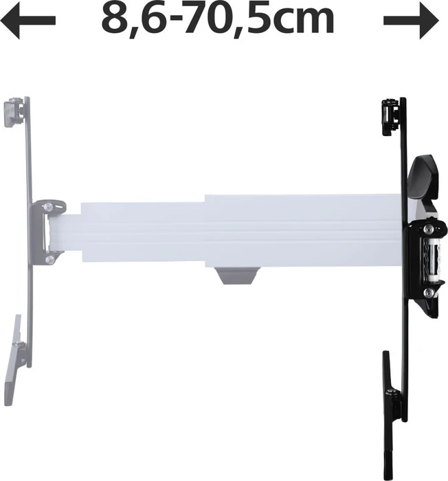 Hama LCD-Wandhalterung Fullmotion XL Curved-TV