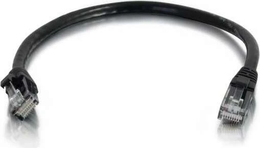 C2G Patchkabel, Cat6, U/UTP, RJ-45/RJ-45, 10m, schwarz