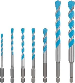 Bosch Professional EXPERT HEX-9 MultiConstruction Mehrzweckbohrer-Sortiment, 7-tlg.