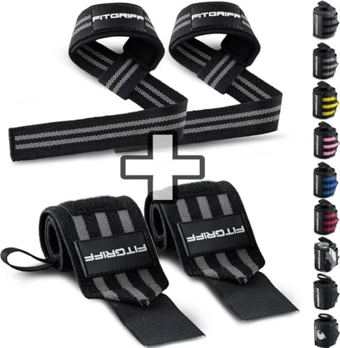 Fitgriff Standard gepolstert Zughilfe schwarz/grau