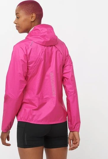 Salomon Bonatti Waterproof Funktionsjacke beetroot purple (Damen)