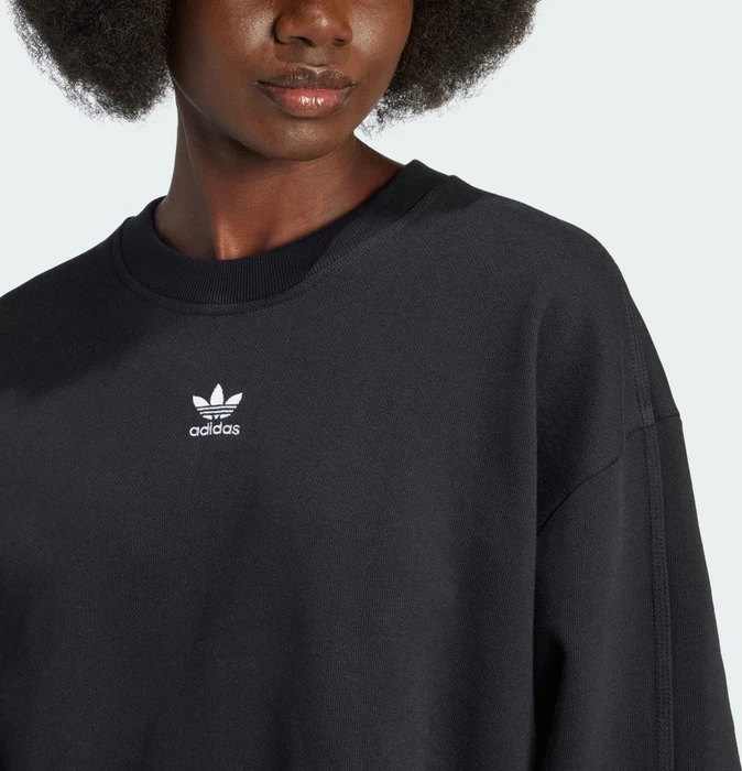 adidas Essentials Oversized French Terry Sweatshirt schwarz (Damen)