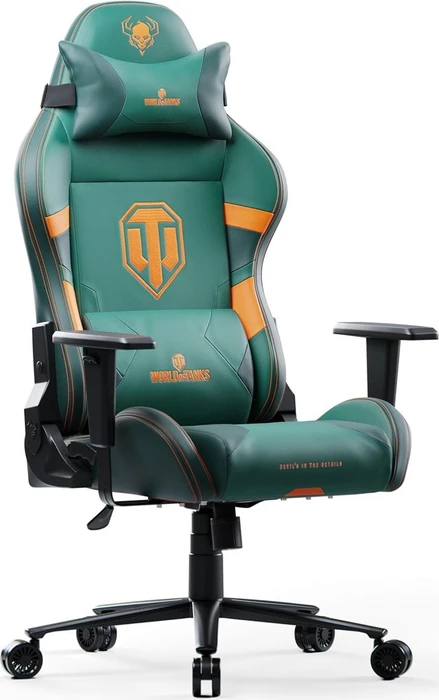 Diablo Chairs X-One 2.0 Normal Gamingstuhl, World of Tanks Edition, grün/orange