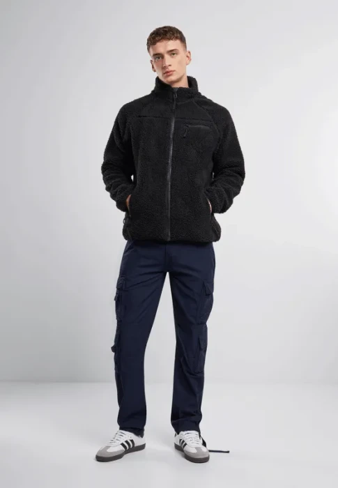 Brandit Teddyfleece Jacke schwarz (Herren) (5021-2) – Bild 2 von 4