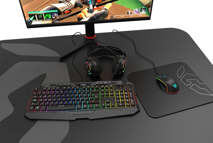 Krom Keos RGB Gaming Mouse, schwarz, USB