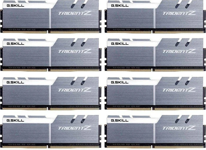 G.Skill Trident Z silber/weiß UDIMM 64GB Kit, DDR4-3733, CL17-17-17-37