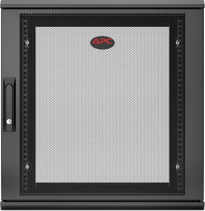 APC NetShelter WX 19" Wandgehäuse 12HE, Gitternetztür, schwarz, 400mm tief