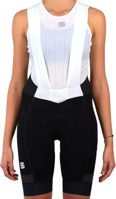 Sportful Supergiara Bibshort Fahrradhose kurz schwarz (Damen)