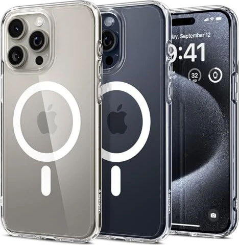 Spigen Ultra Hybrid (MagFit) für Apple iPhone 15 Pro Max weiß