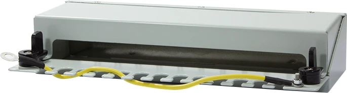 LogiLink Stahlgehäuse für RJ-45 Keystone Module, 12-Port, grau