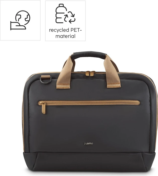 Hama Ultra Lightweight 15.6-16.2" Laptop-Tasche, karamell/schwarz