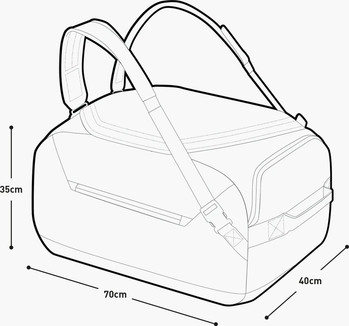 Evoc Duffle Bag 100 Sporttasche carbon grey/black