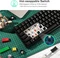 RK Royal Kludge RK84 75% Wireless, schwarz, LEDs RGB, hot-swap, RK BROWN, USB/Bluetooth, DE Vorschaubild