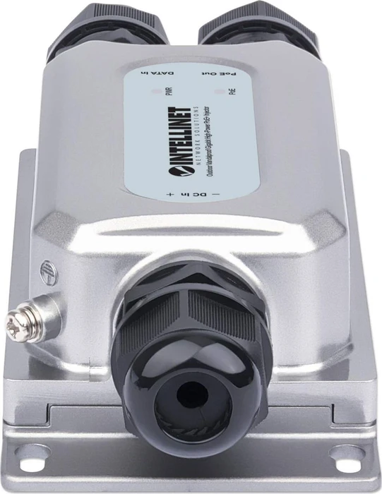 Intellinet Outdoor Wallmount Gigabit PoE-Injektor, 2x RJ-45, 30W PoE+