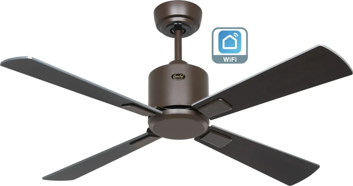 CasaFan Eco Neo III 103 BZ-WN/SI WiFi Deckenventilator silber/wenge