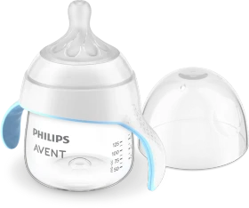 Philips Avent SCF263/61 Naturnah Trinklernflasche, 6+M, 150ml, weiß