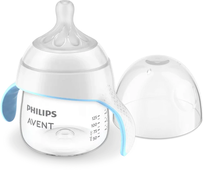 Philips Avent SCF263/61 Naturnah Trinklernflasche, 6+M, 150ml, weiß