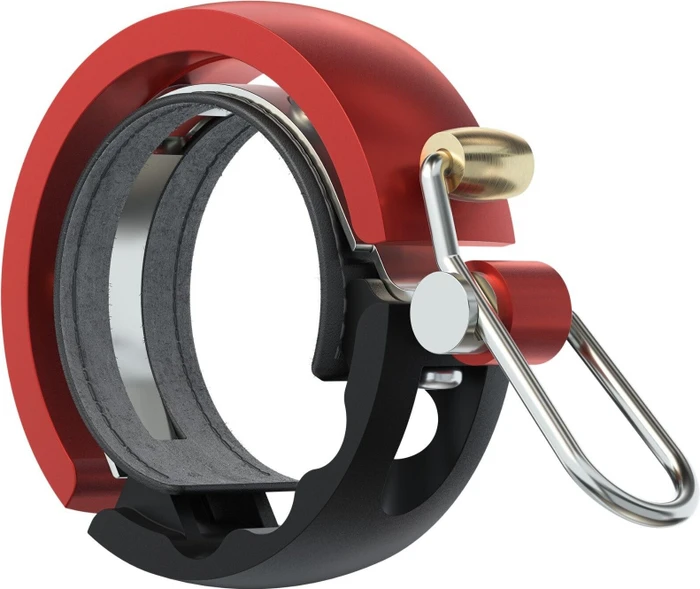 Knog OI Luxe Large Glocke schwarz/rot