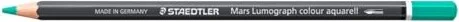 Staedtler Mars Lumograph colour aquarell 104 Aquarellstift phthalogrün hell, Kartonetui, 6er-Pack