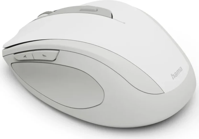 Hama WM-400 Silent Wireless 6-Button Mouse weiß/grau, USB