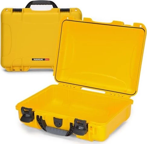 Nanuk 910 Schutzkoffer ohne Schaumstoff gelb