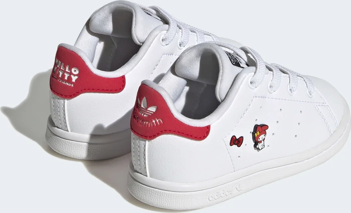 adidas Stan Smith cloud white/core black/vivid red (Junior)