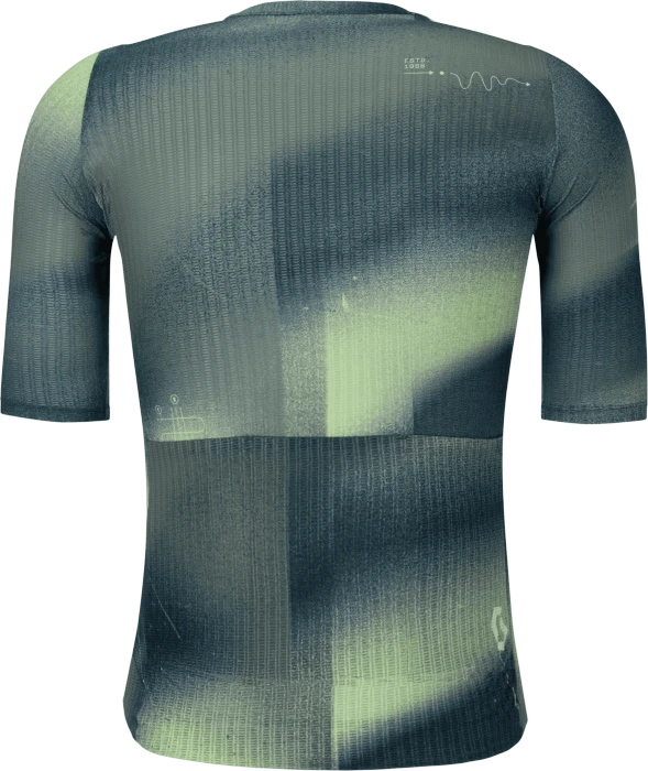 Scott Pro SL Trikot kurzarm tranquil green/acid yellow (Herren)