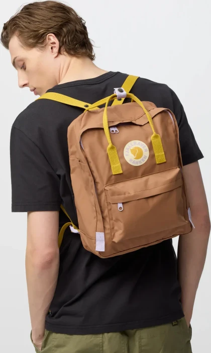 Fjällräven Kanken Koncept khaki dust/kantarell