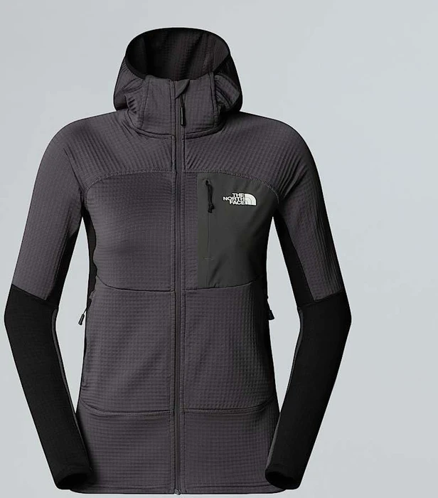 The North Face Stormgap Power Grid Hooded Funktionsjacke anthracite grey/tnf black (Damen)