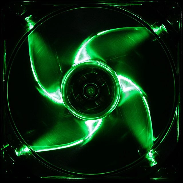 Cooltek Silent Fan 120 LED, grün, 120mm