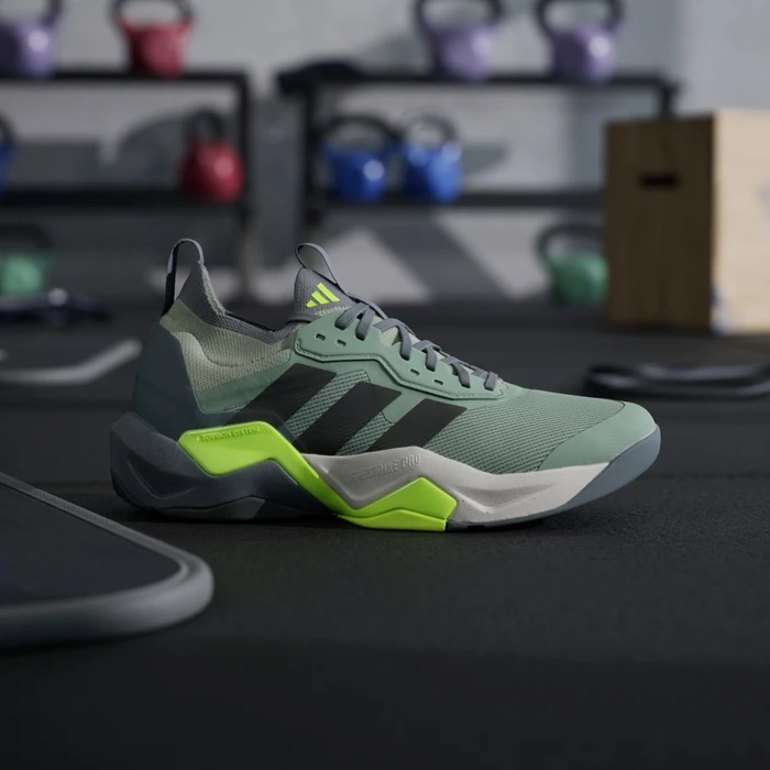 adidas Rapidmove ADV 2 silver green/core black/lucid lemon (Herren)
