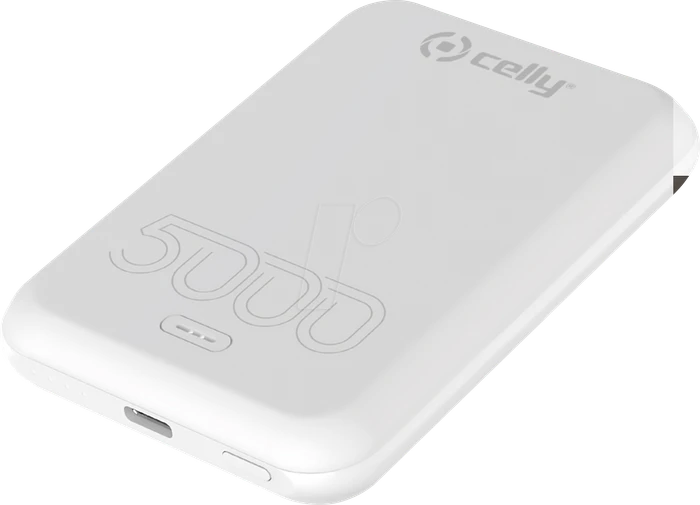 Celly Powerbank Magsafe 10W 5000mAh weiß