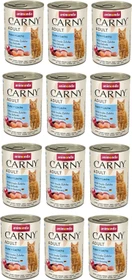 animonda Carny Adult Huhn und Lachs, 4.80kg (12x 400g)