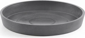 Ecopots Amsterdam Blumentopfuntersetzer rund 15cm grey