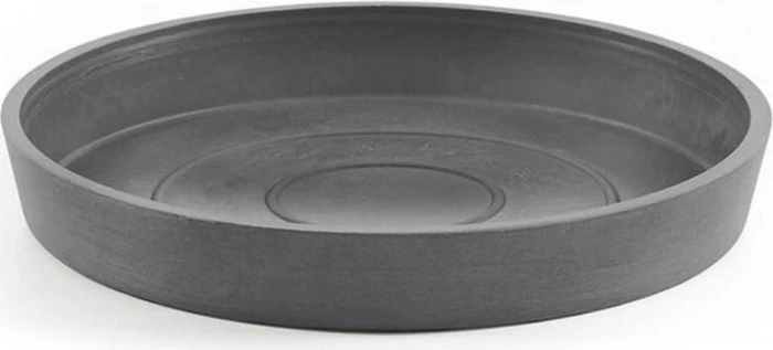 Ecopots Amsterdam Blumentopfuntersetzer rund 15cm grey