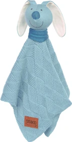 Sigikid Baby Strick-Schmusetuch Hase blau
