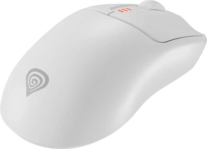Genesis Zircon 500 Wireless Gaming Mouse weiß, USB/Bluetooth