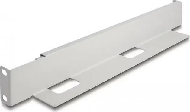 DeLOCK Tragschiene, Rackschiene für Server-Schrank, grau, 368mm