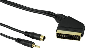 Hama SCART/S-Video + 3.5mm Klinke Kabel 3m