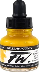 Daler Rowney FW Acrylic Ink brilliant yellow, 29.5ml