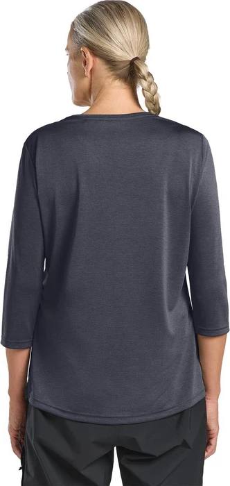 Jack Wolfskin Crosstrail Funktionsshirt 3/4 graphite (Damen)