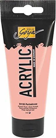 Kreul Solo Goya Acrylic Acrylfarbe, pastellrosa, 100ml