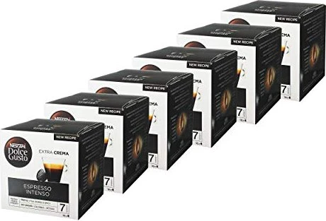 Nestlé Nescafe Dolce Gusto Espresso Intenso Kaffeekapseln, 96 Stück (6x 16 Stück)