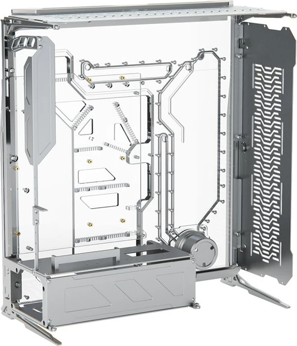 Singularity Computers Spectre [3.0], silber, Acrylfenster
