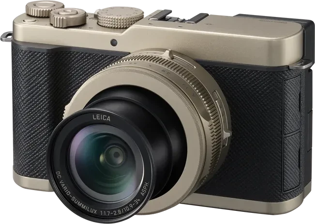 Panasonic Lumix L10 titanium gold