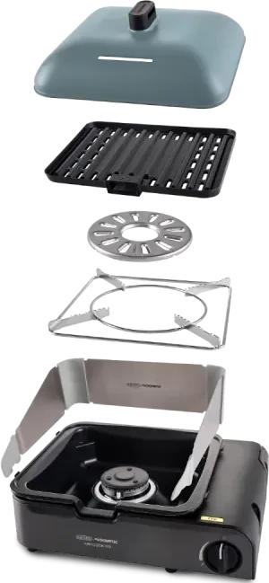 Cadac Van Cook FFD Combo Gasgrill schwarz (1025-20-UN)