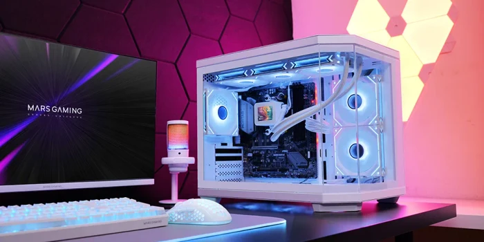 Mars Gaming MC-3TCOREM White, Glasfenster