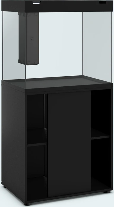 Juwel Lido 200 LED Aquarium-Set mit Unterschrank, schwarz/schwarz, 200l